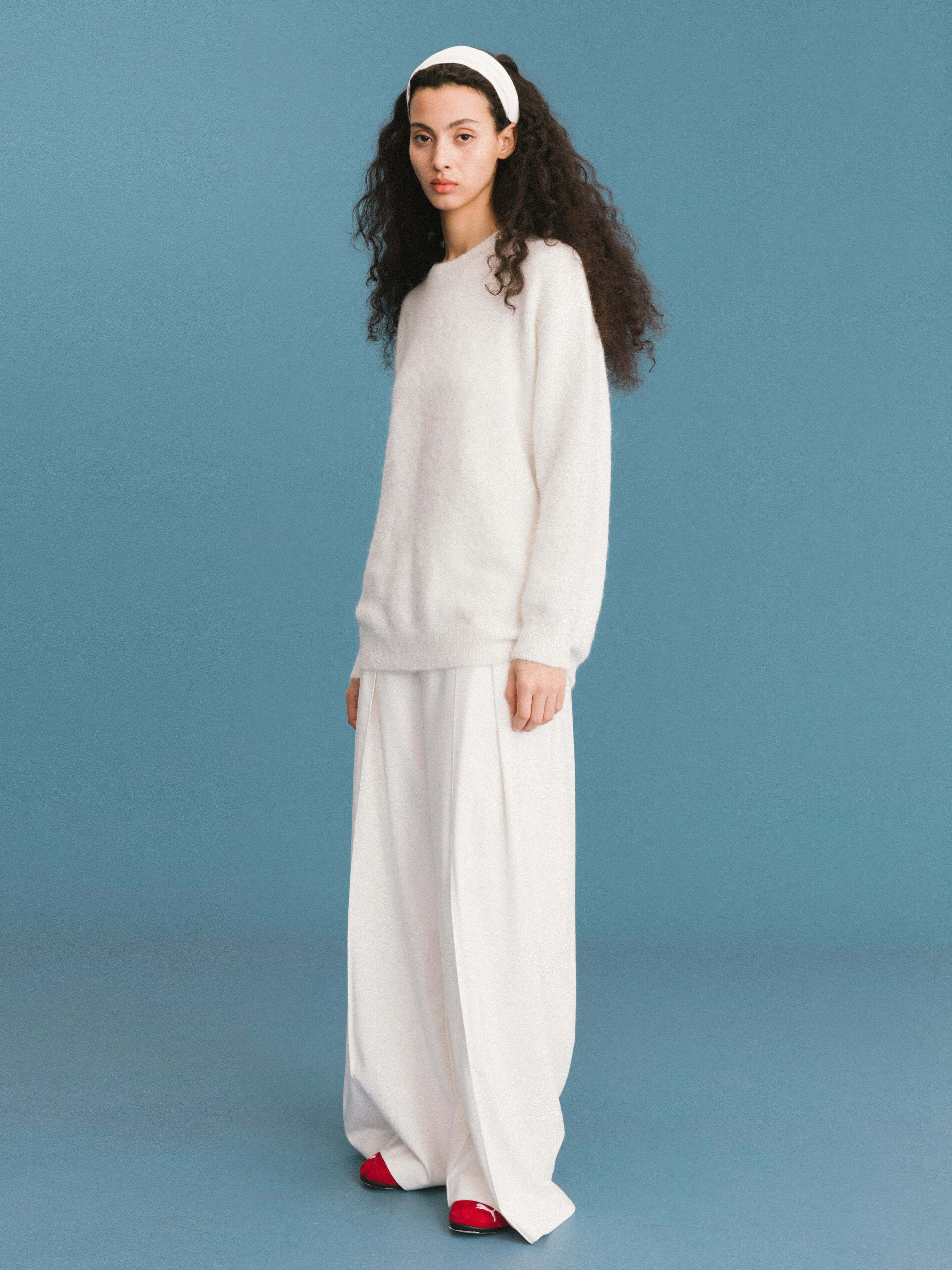 ONE BY CUBIC Brushed Alpaca Knitwear Jumper-20