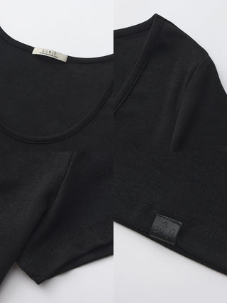 CUBIC Modal Long Slim Fit Crew Neck T-Shirt