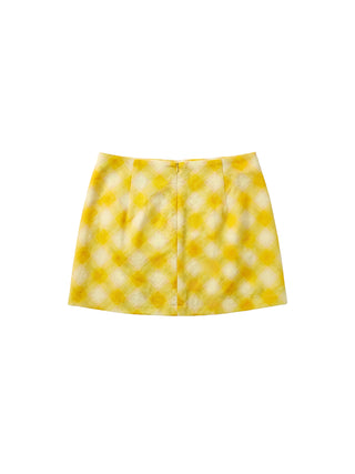 CUBIC Gradient Check Layered Skort