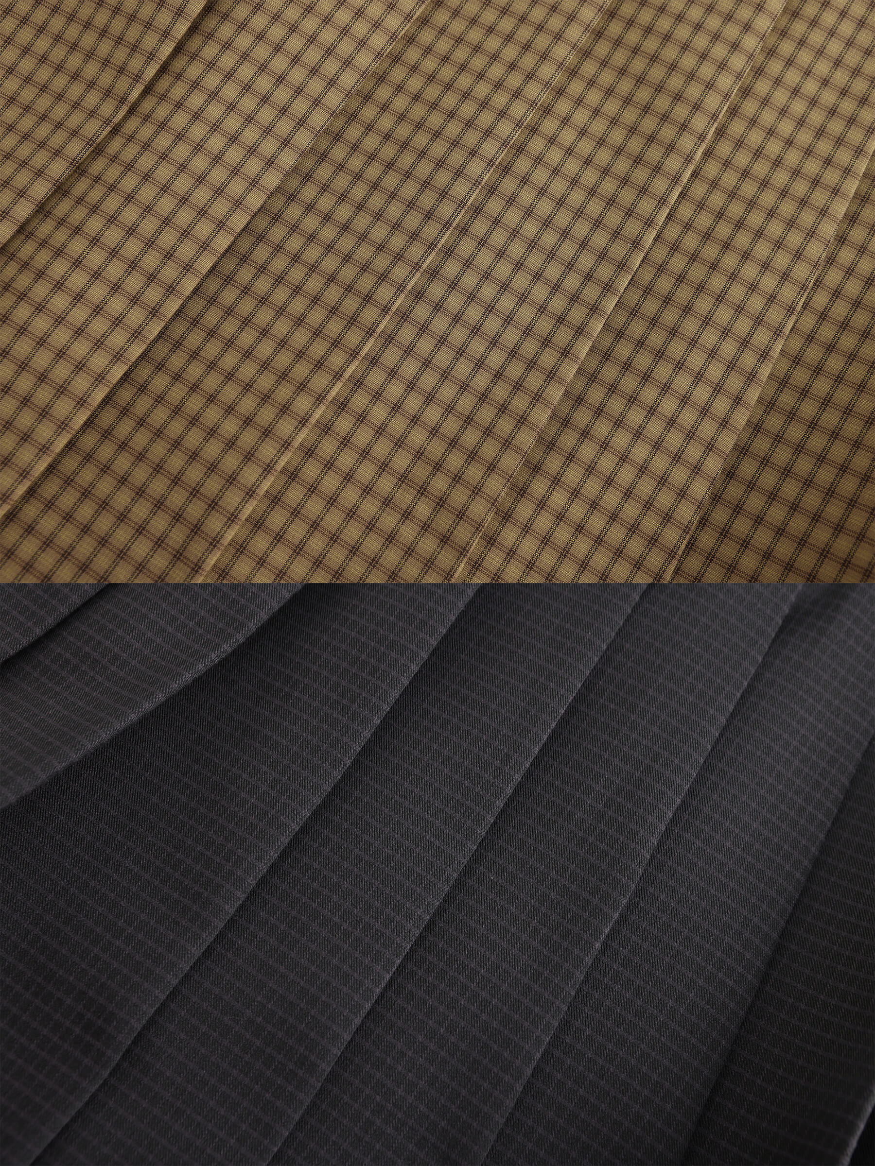 Plaid Pleated Skirt-21