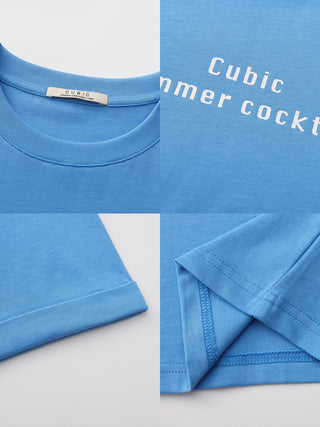 100% Cotton Women's T-Shirt with Front Print