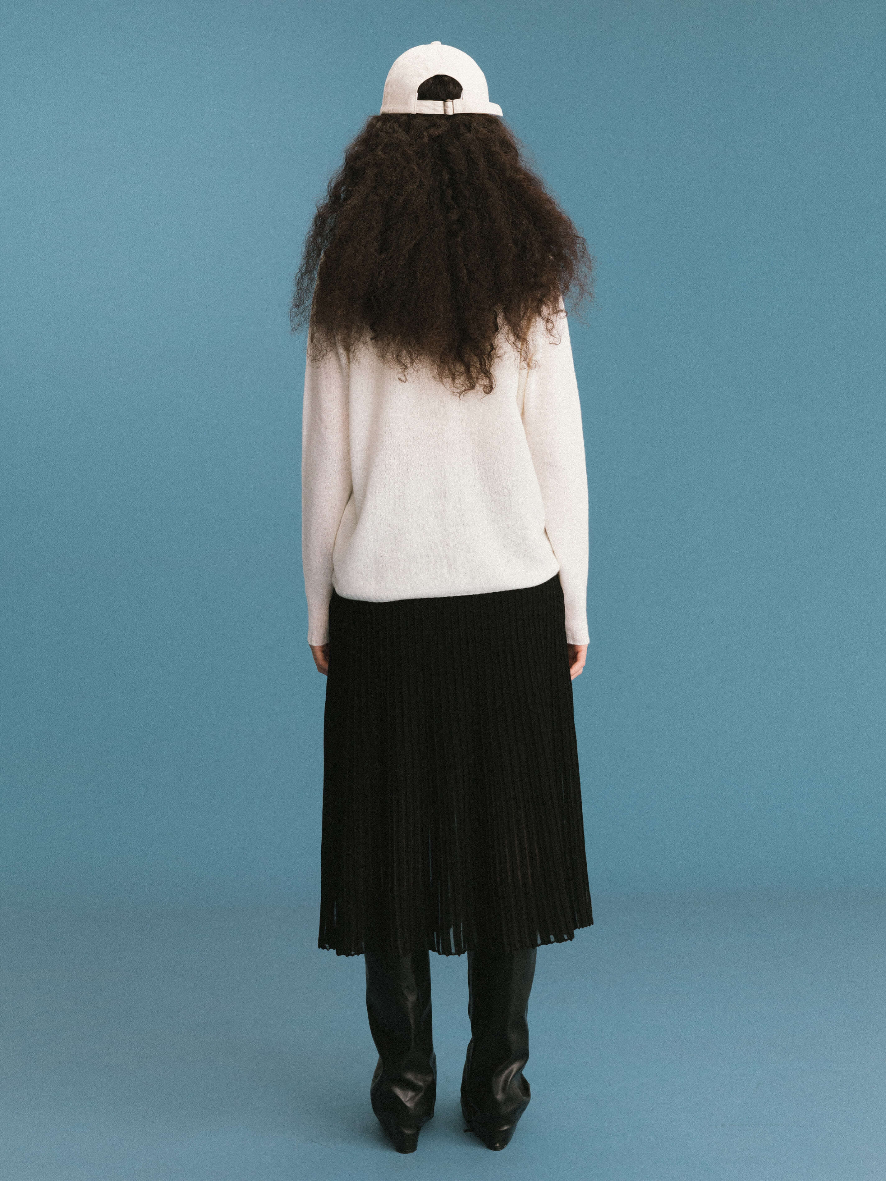 ONE BY CUBIC Boxy 100% Sheep Wool Knitwear Jumper-20