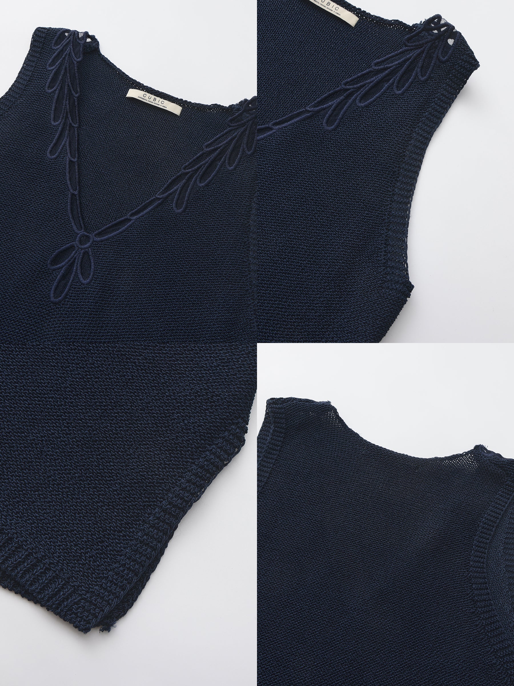 CUBIC Paperfeel V-Neck Tank Top-18
