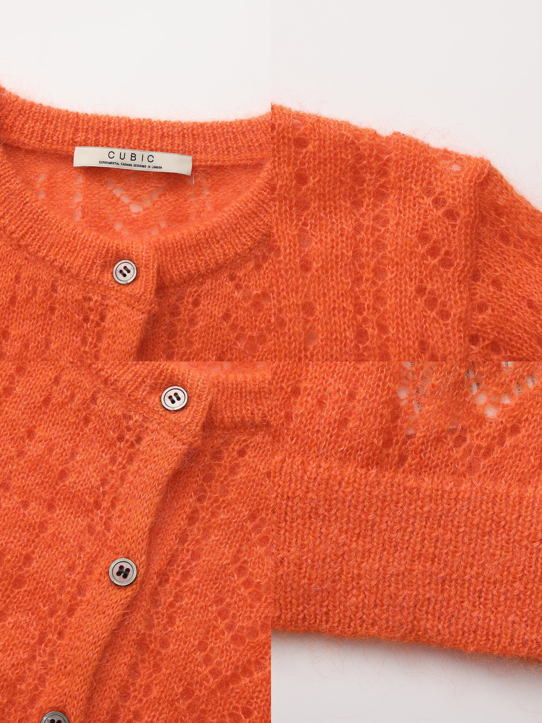 Cropped Open-Knit Cardigan-17