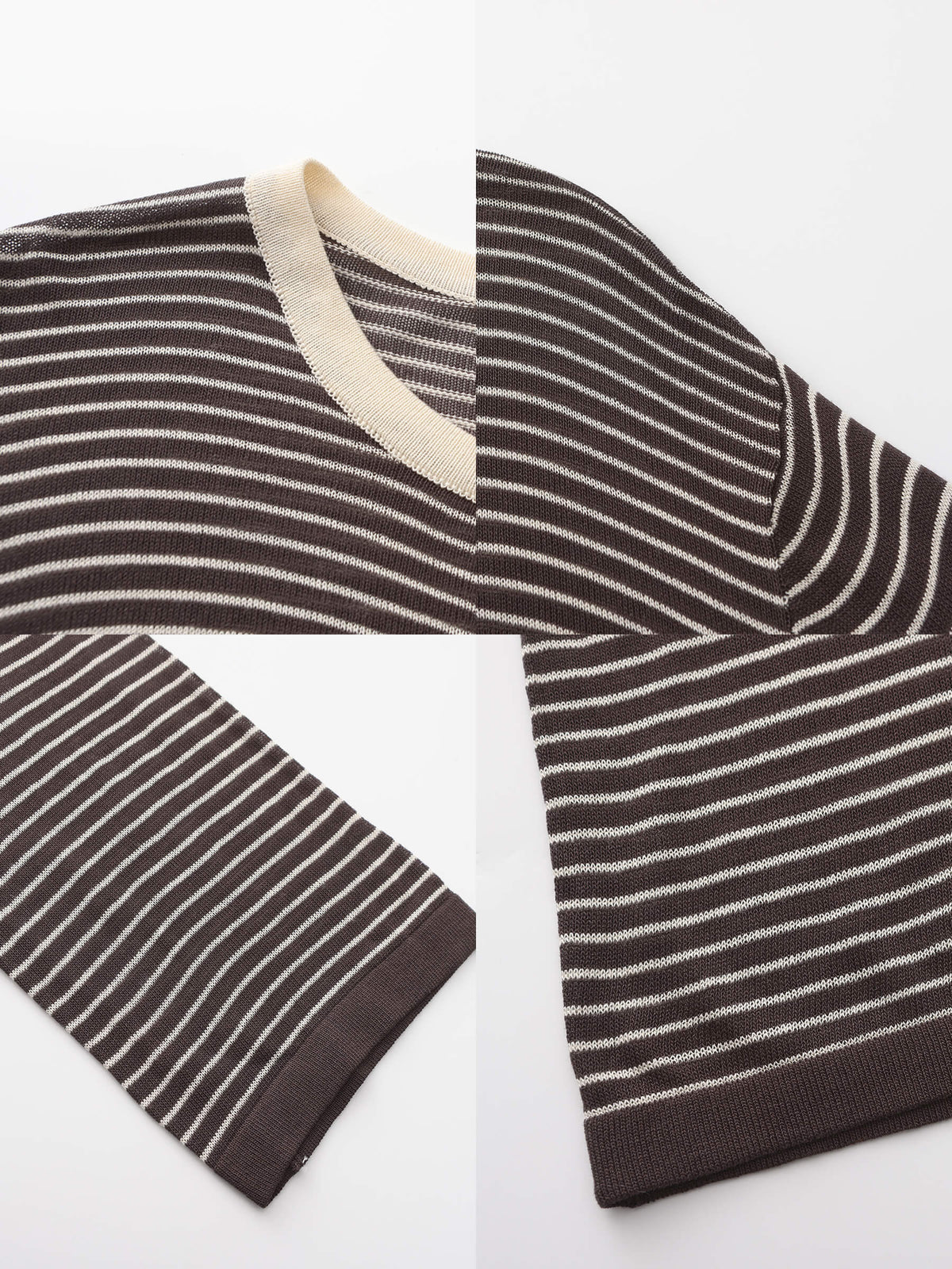ONE BY CUBIC Thin Stripped Knitwear Jumper-19