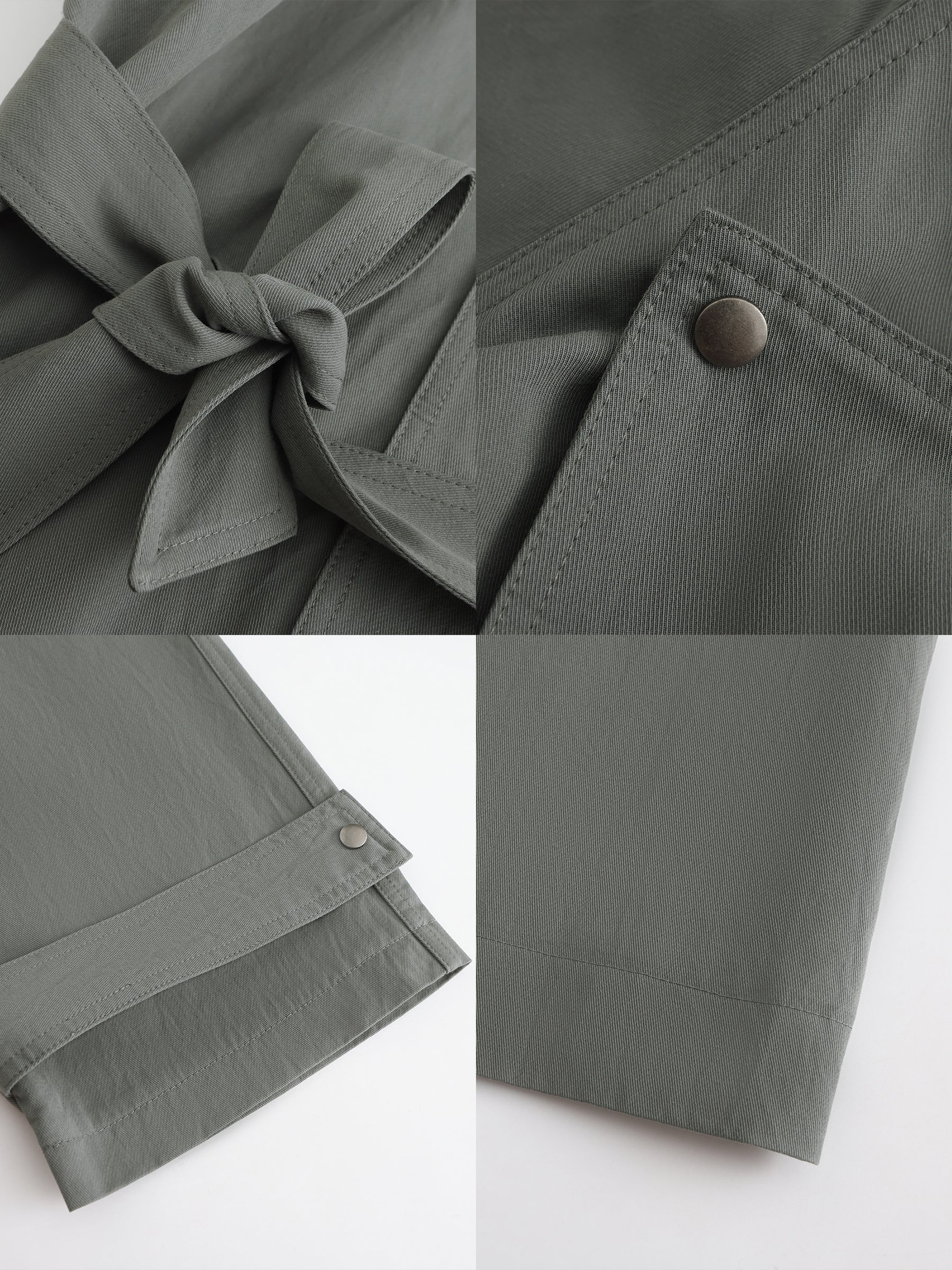 Oversized Large Lapel Long Trench Coat-17