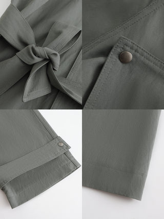 Oversized Large Lapel Long Trench Coat
