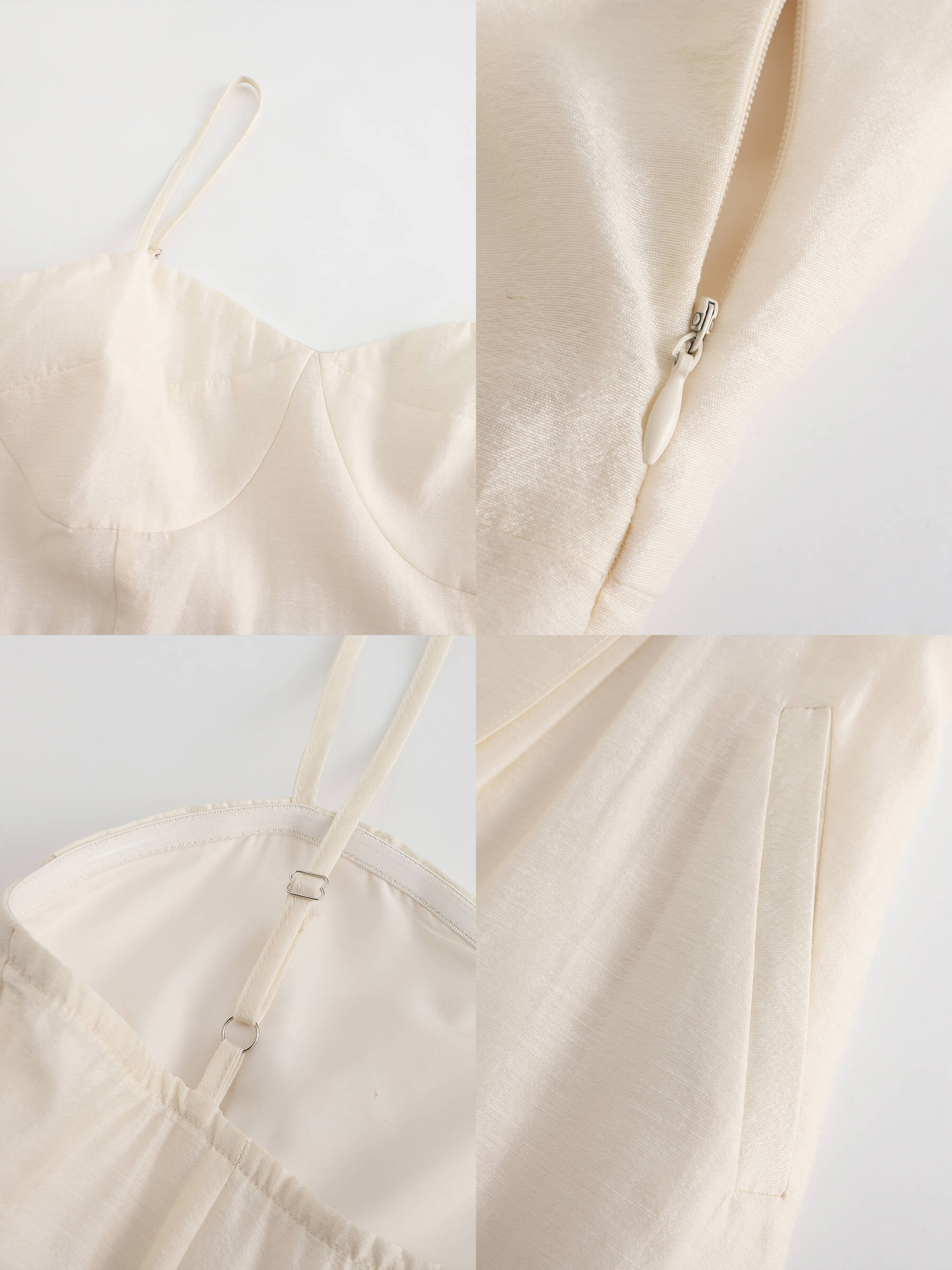 High-low Hem Sling Dress-19