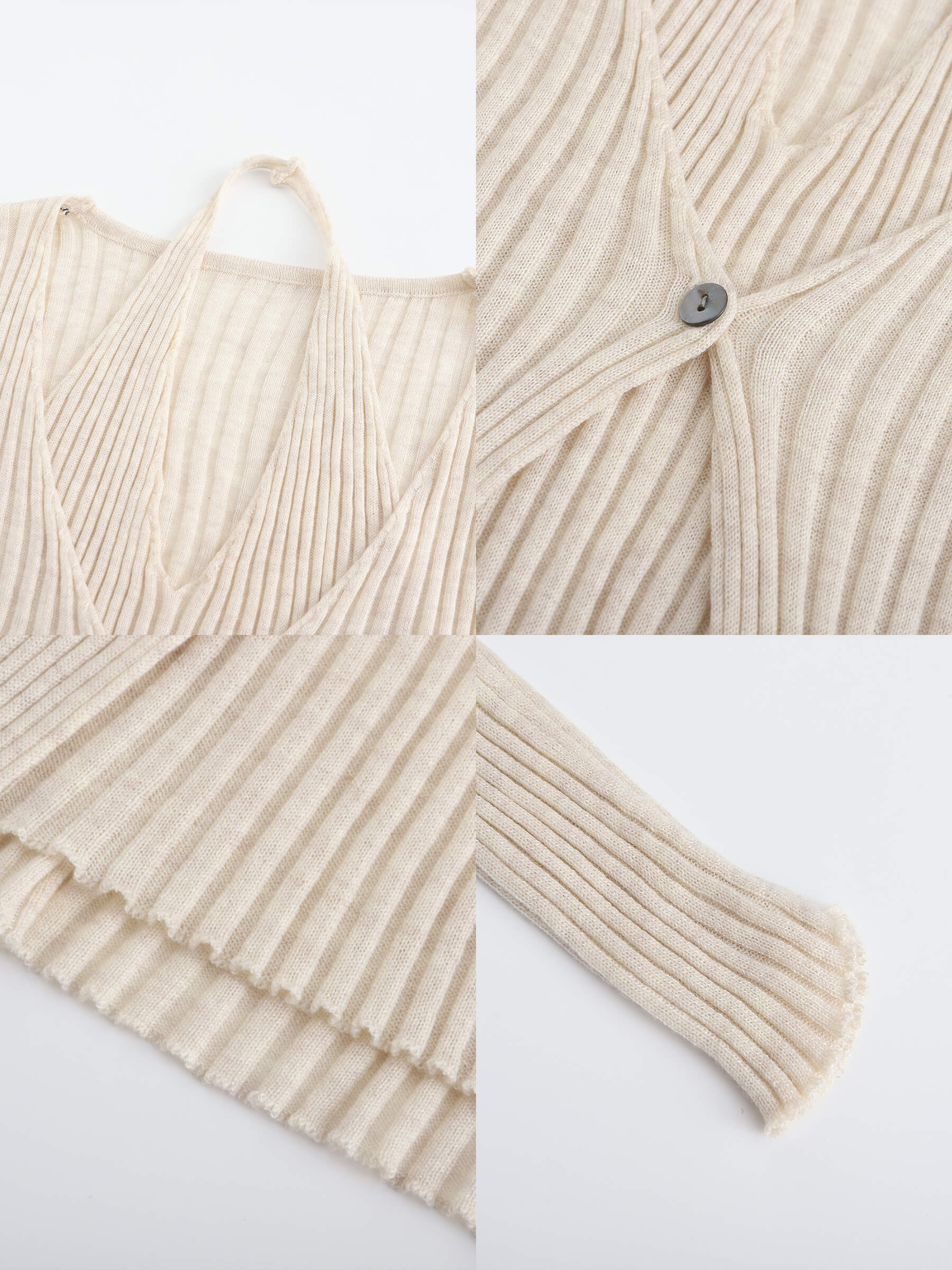 Single Button Cardigan with Wool Blend-20