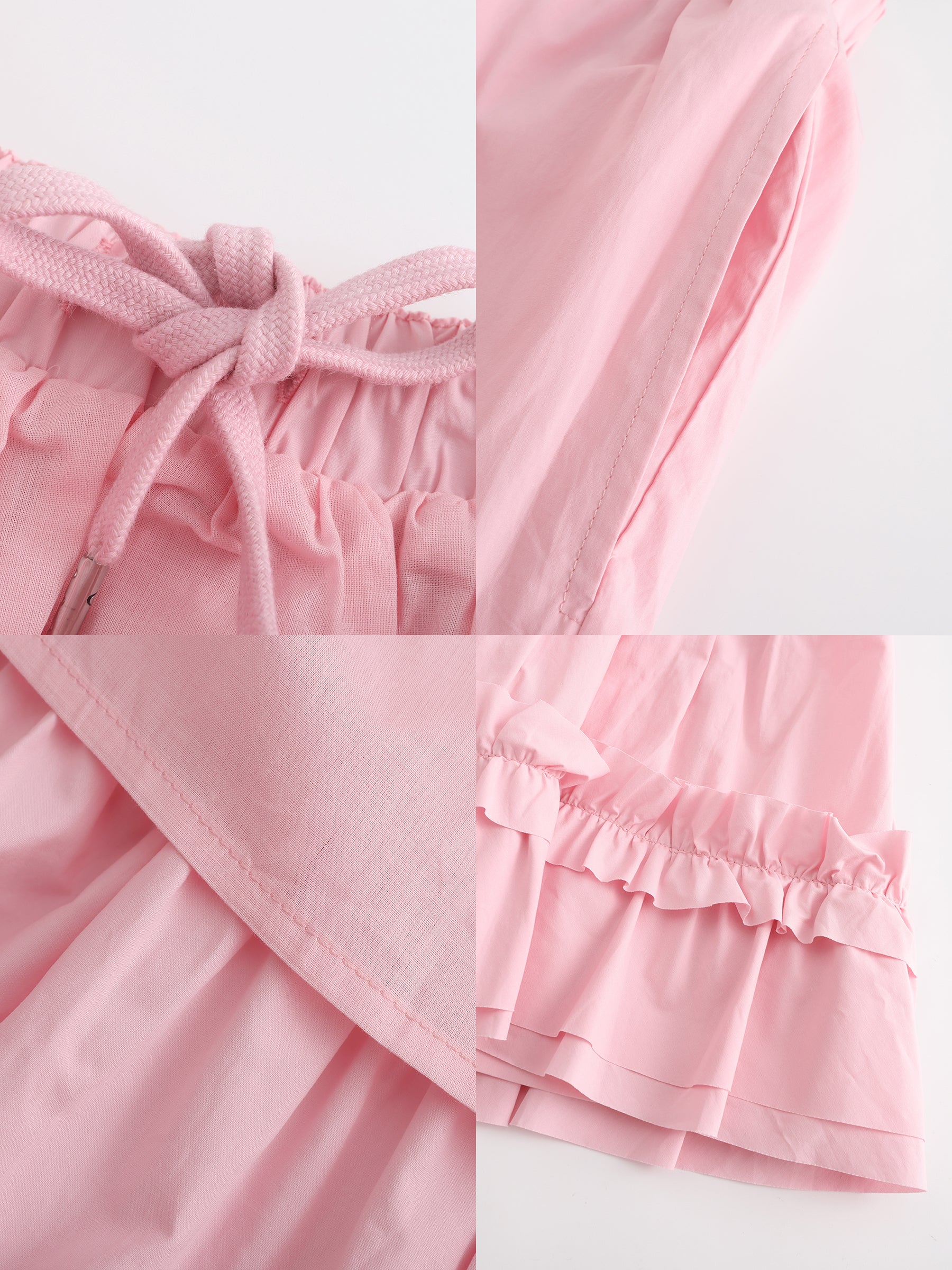 Pure Cotton Ruffle Cake Skirt-17