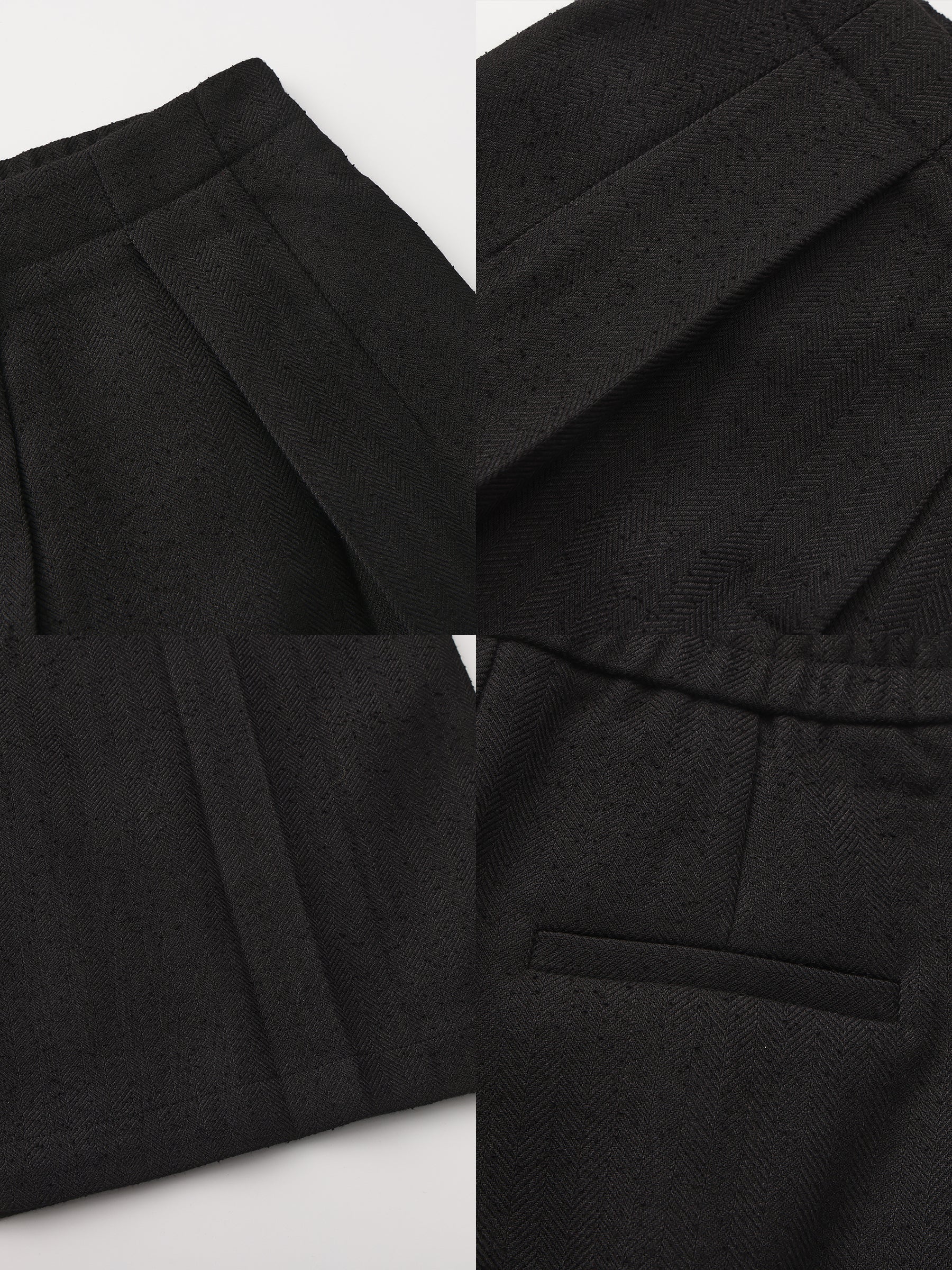 Draped Pleated Wide-Leg Pants-18