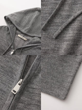 CUBIC Wool Zip-Up Hoodie