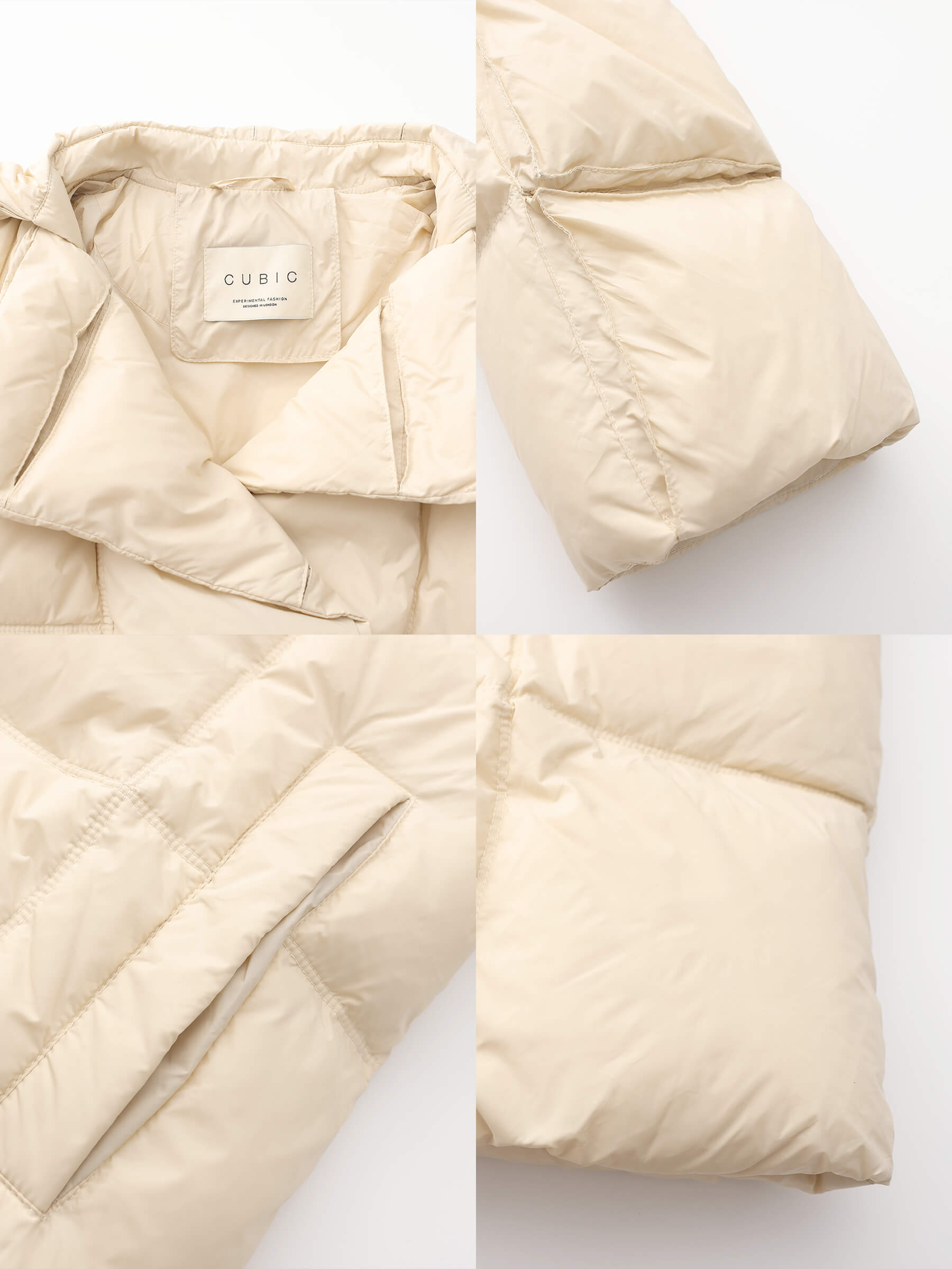 Long Boxy Down Coat-19