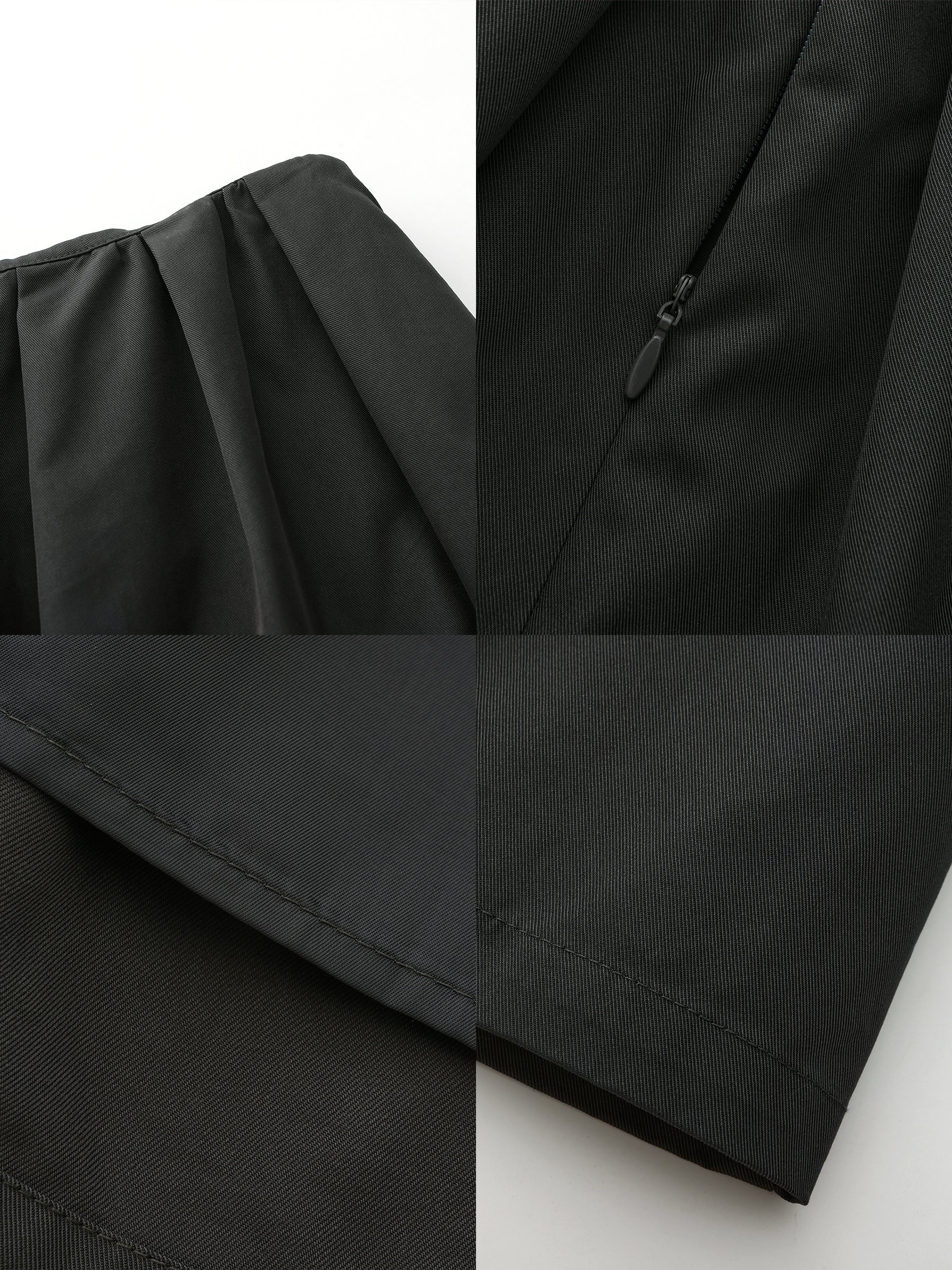 A-line Skirt with Cotton blend-18