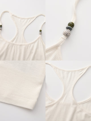 Beaded Slim Fit Cami Top
