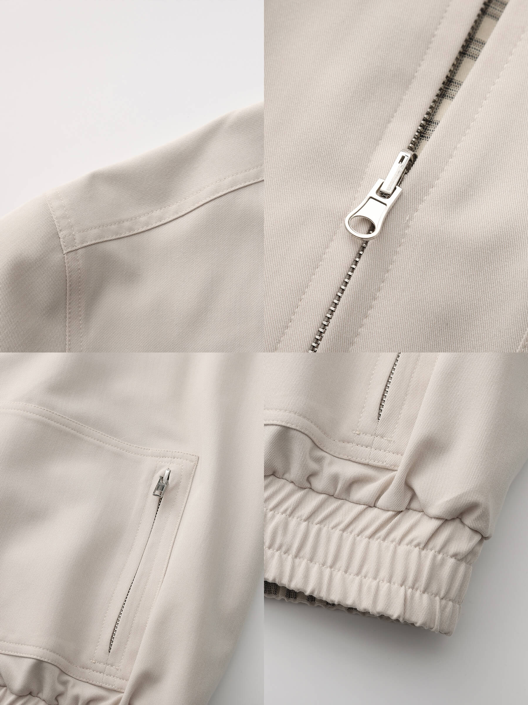Reversible Jacket with Color-Block Collar-20