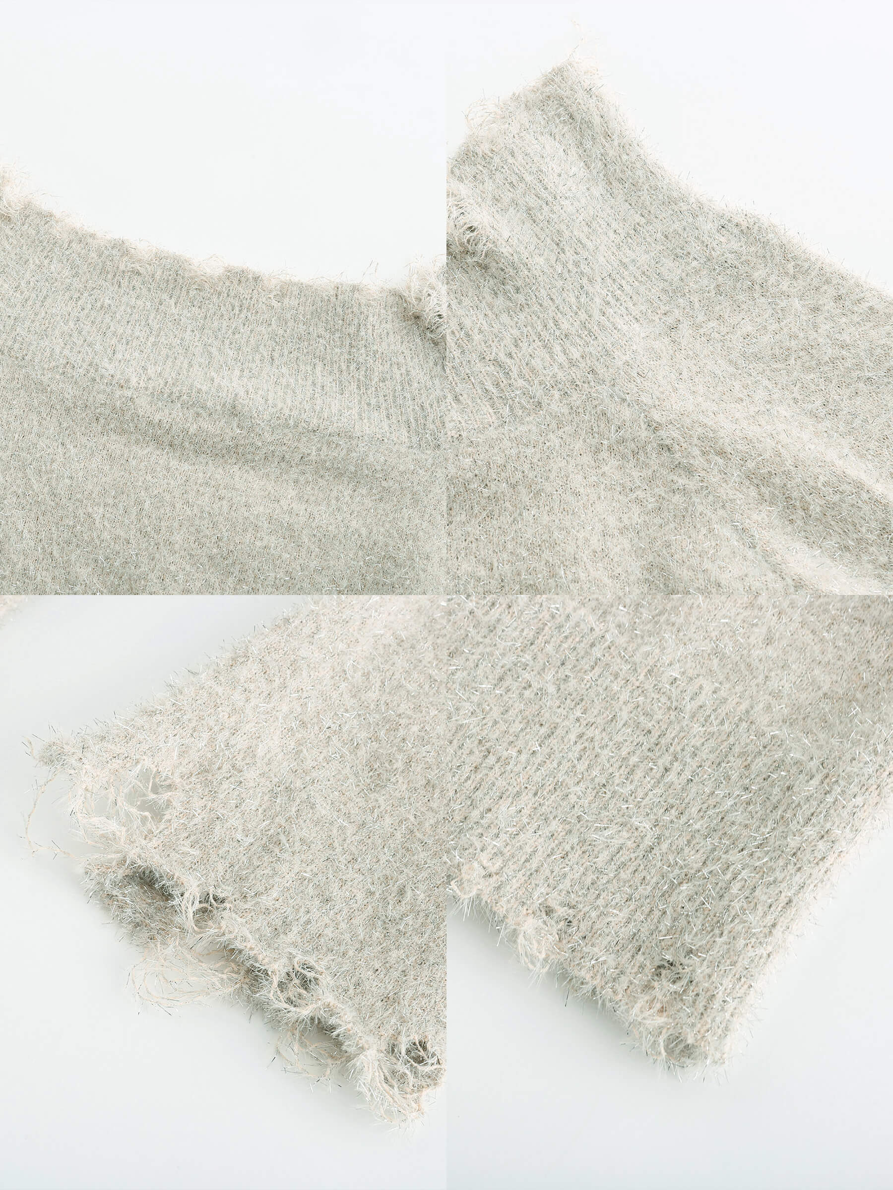 Off-Shoulder Long Sleeve Knit Crop Top-28
