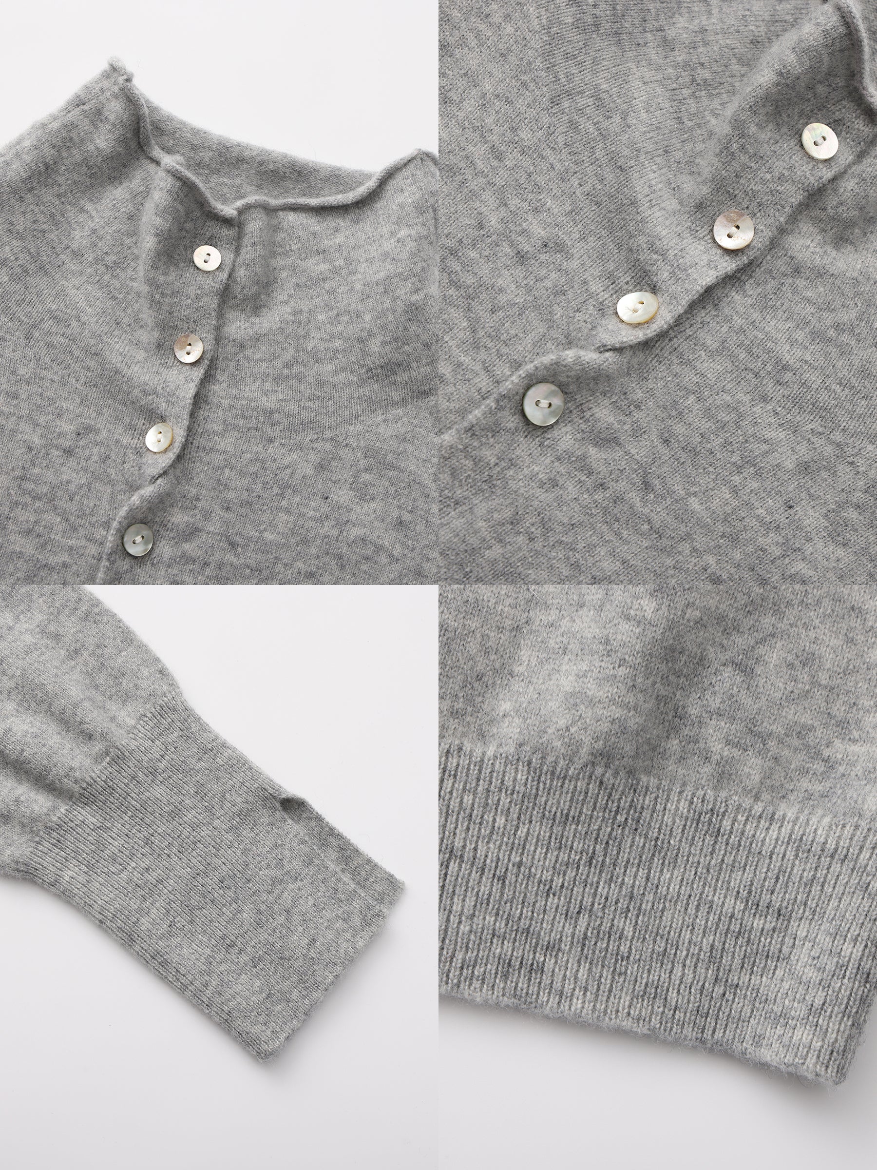Relaxed Knit Cardigan Jacket in 100% Wool-17