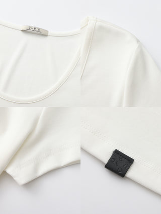CUBIC Modal Long Slim Fit Crew Neck T-Shirt
