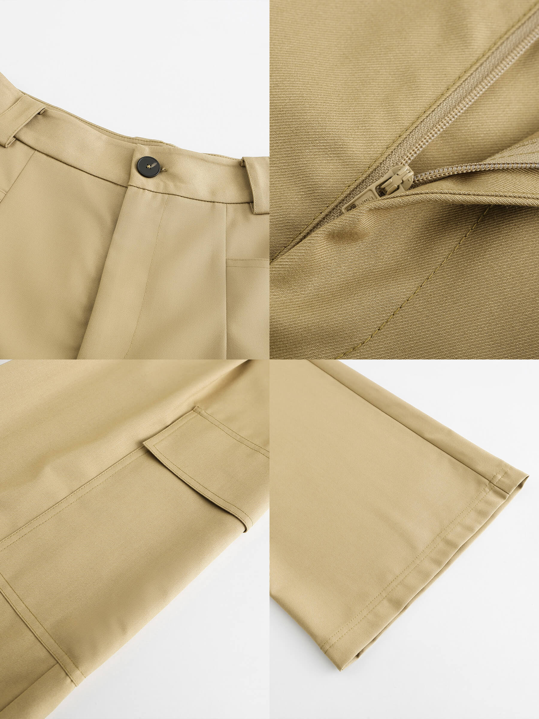 Straight Leg Cargo Trousers-19