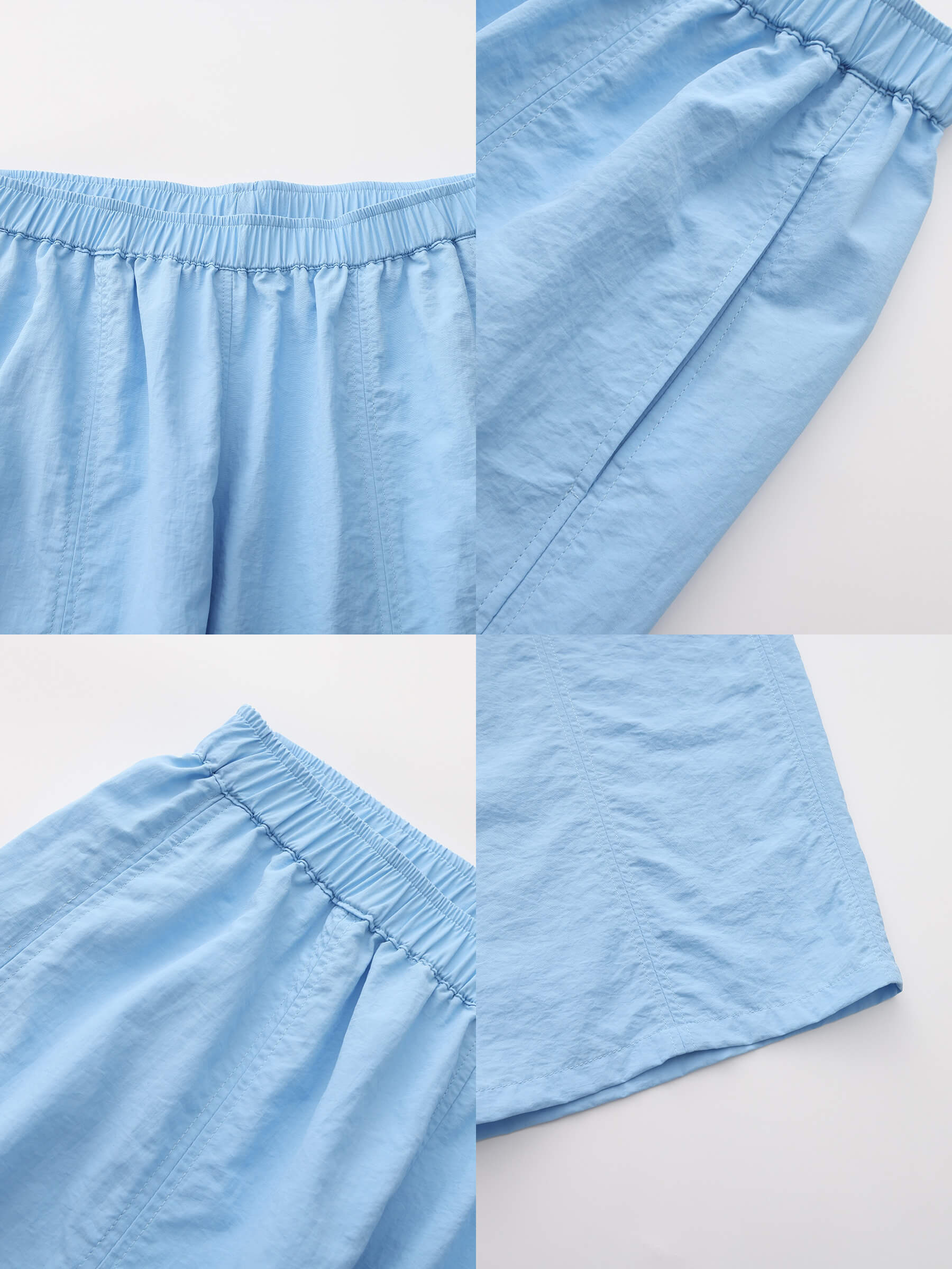 Loose-Fit Elastic Waist Tapered Trousers-10