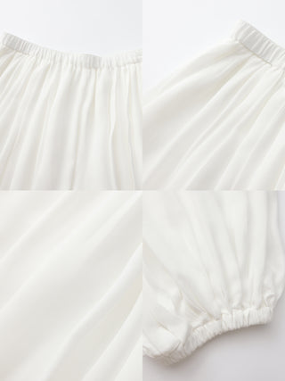 Pleated Balloon-Leg Elastic-Waist Trousers
