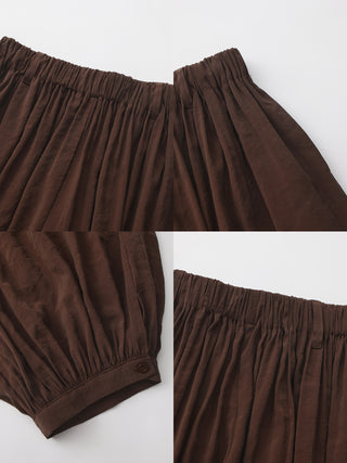 CUBIC Pleated Lantern Pants