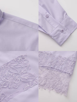 Lace Panel Shirt