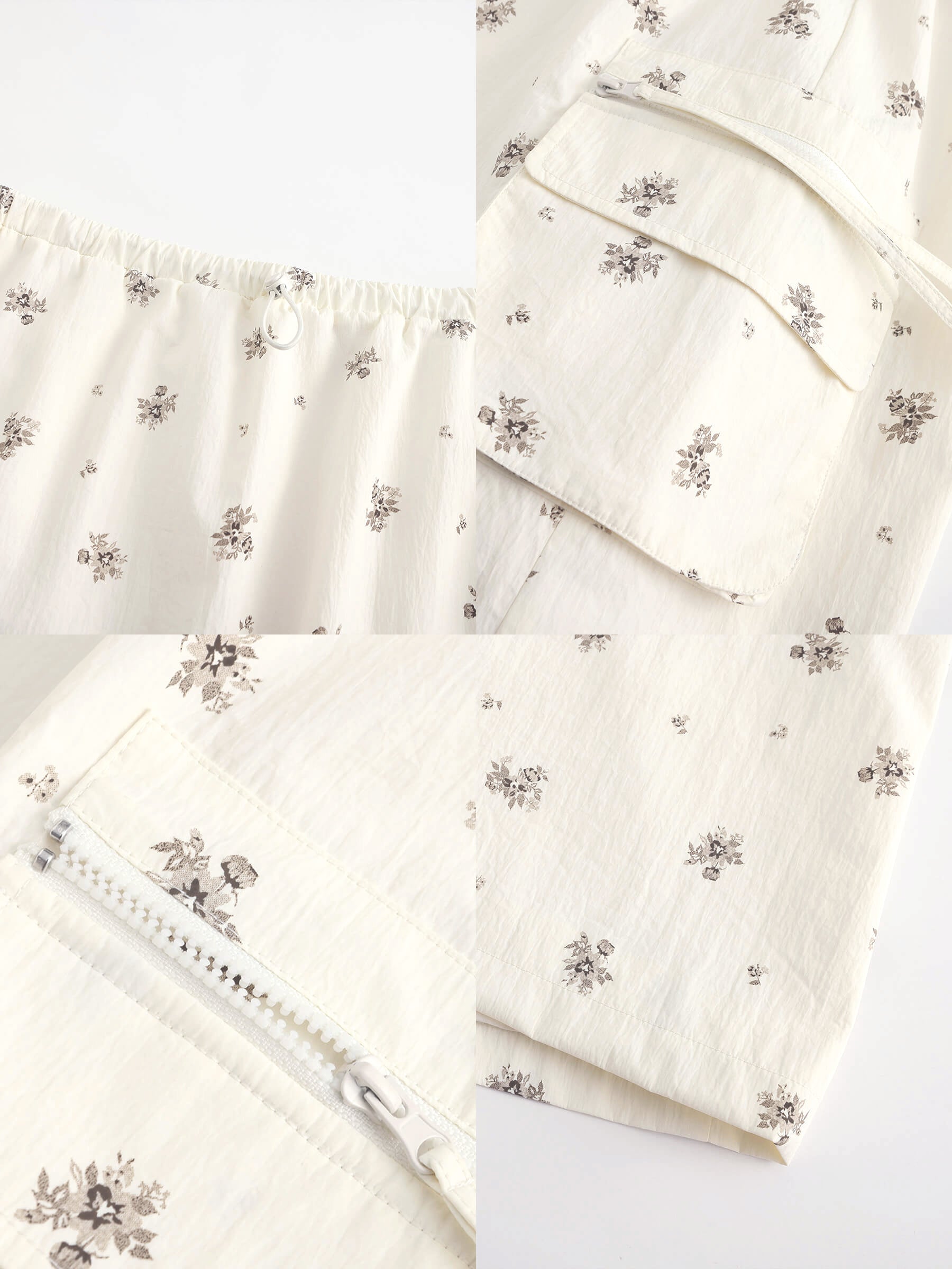 A-line Floral Skirt-17