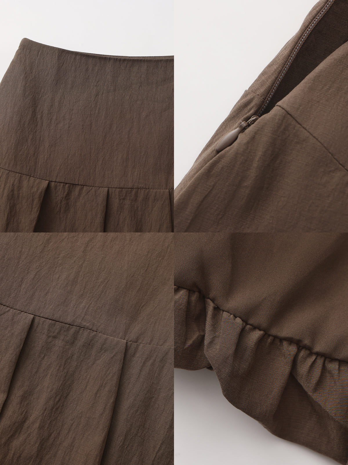 CUBIC Lyocell Pleated Tulip Skirt-18