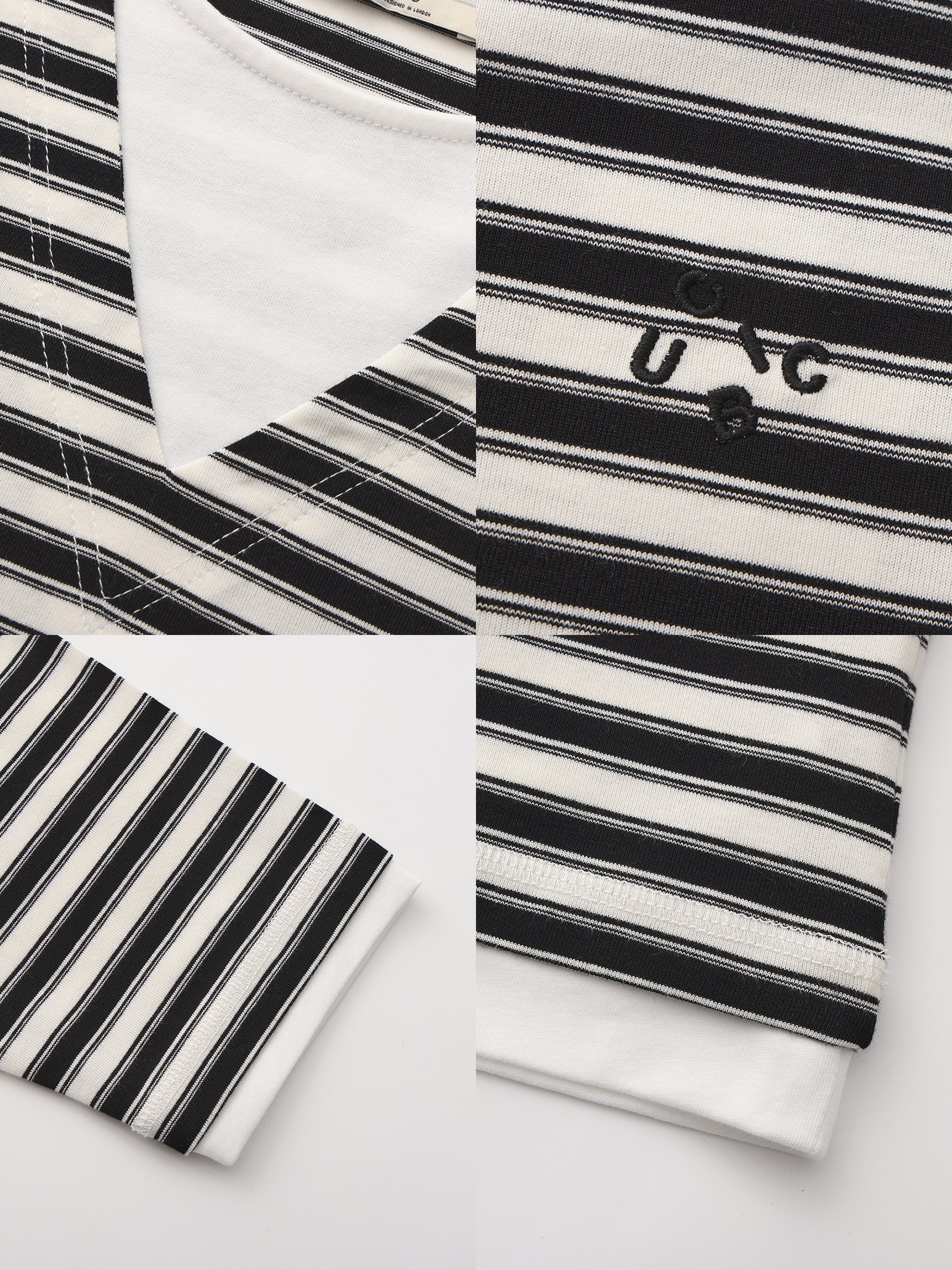 Contrast Stripe Oversized Long-Sleeve Top-18