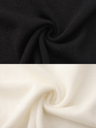 CUBIC Tencel Linen Blend V-Neck Knit Sweater