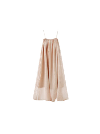 Spaghetti Strap A-line Maxi Dress