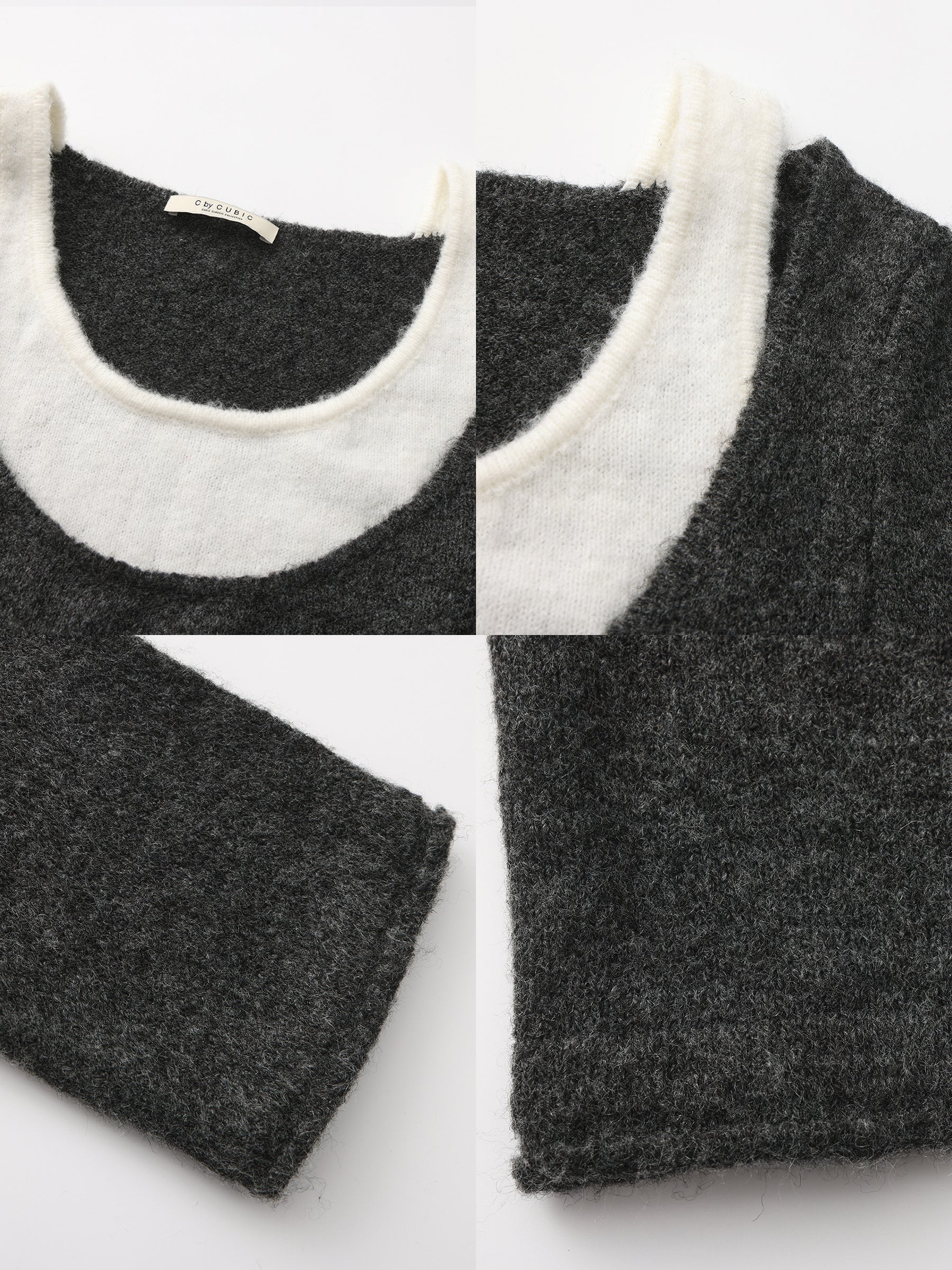 Classic Boat Neck Faux-Layer Top-18