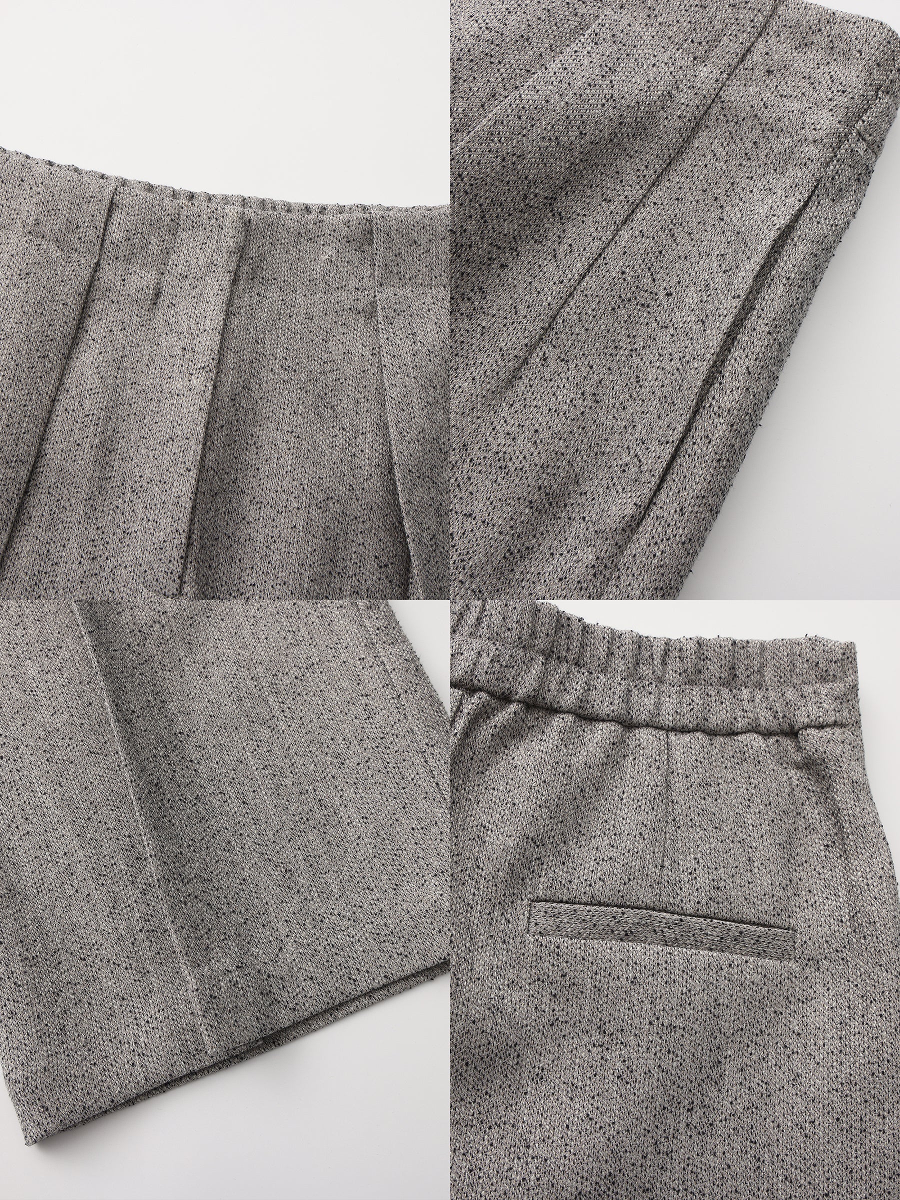 Draped Pleated Wide-Leg Pants-19