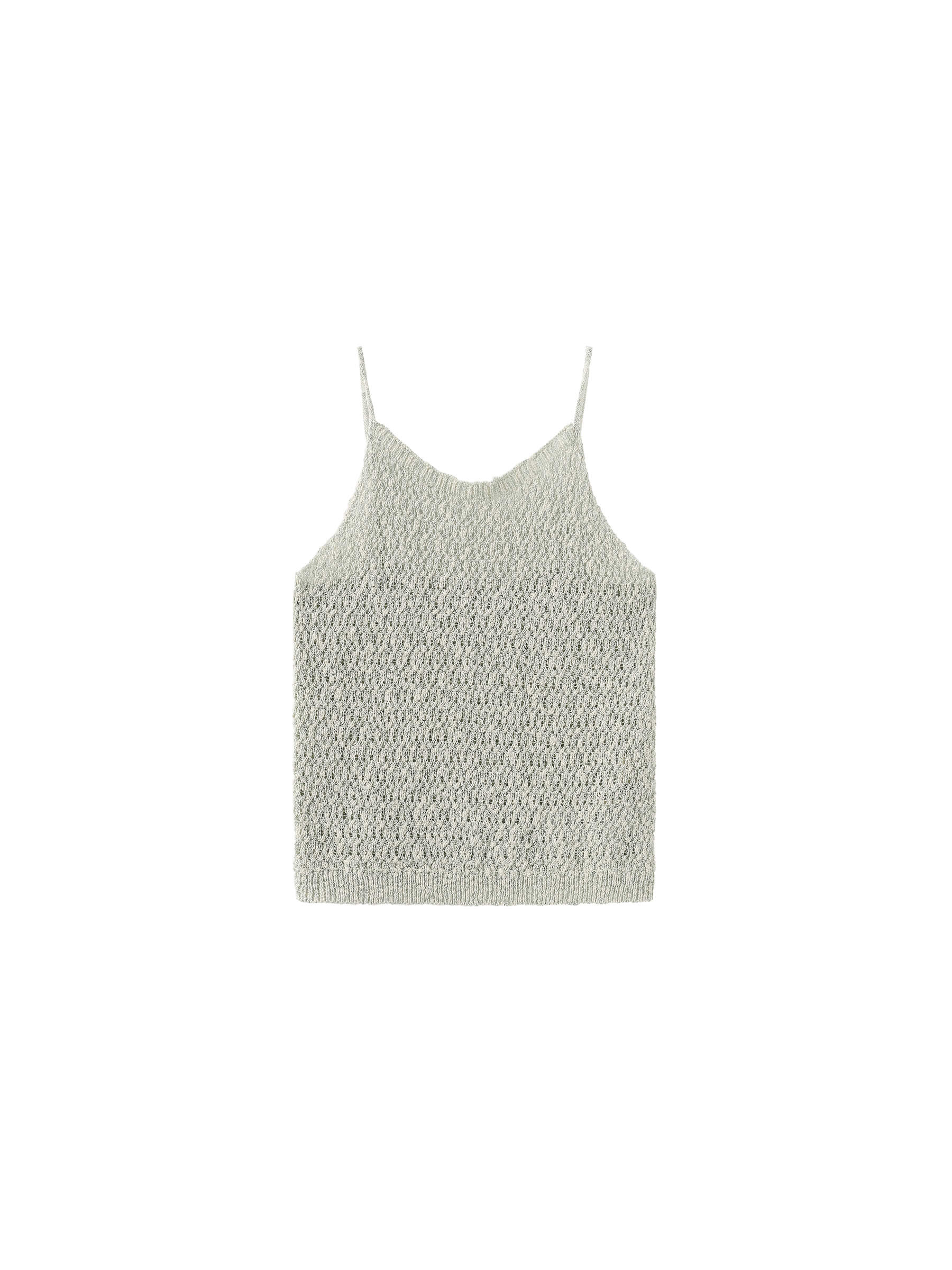 Thin Strap Ribbed Knit Vest-22