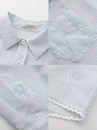 "You?¡¥re my lobster" Embroidered Shirt