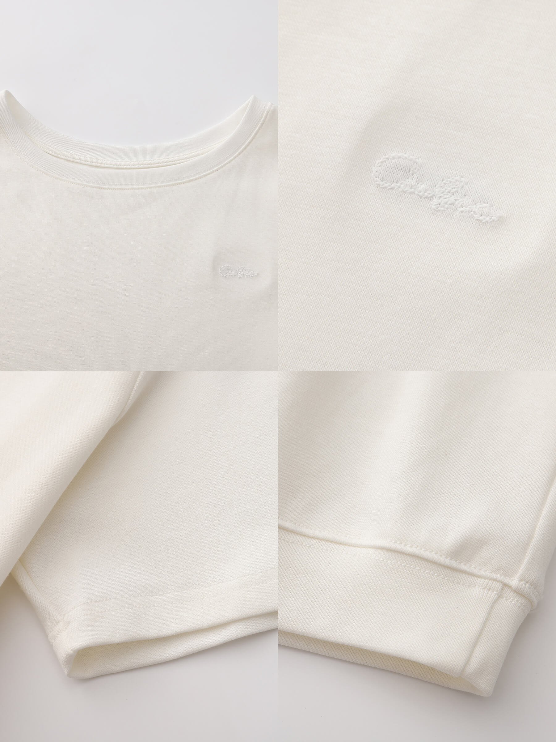 C by CUBIC Embroidered Off-Shoulder T-Shirt-20