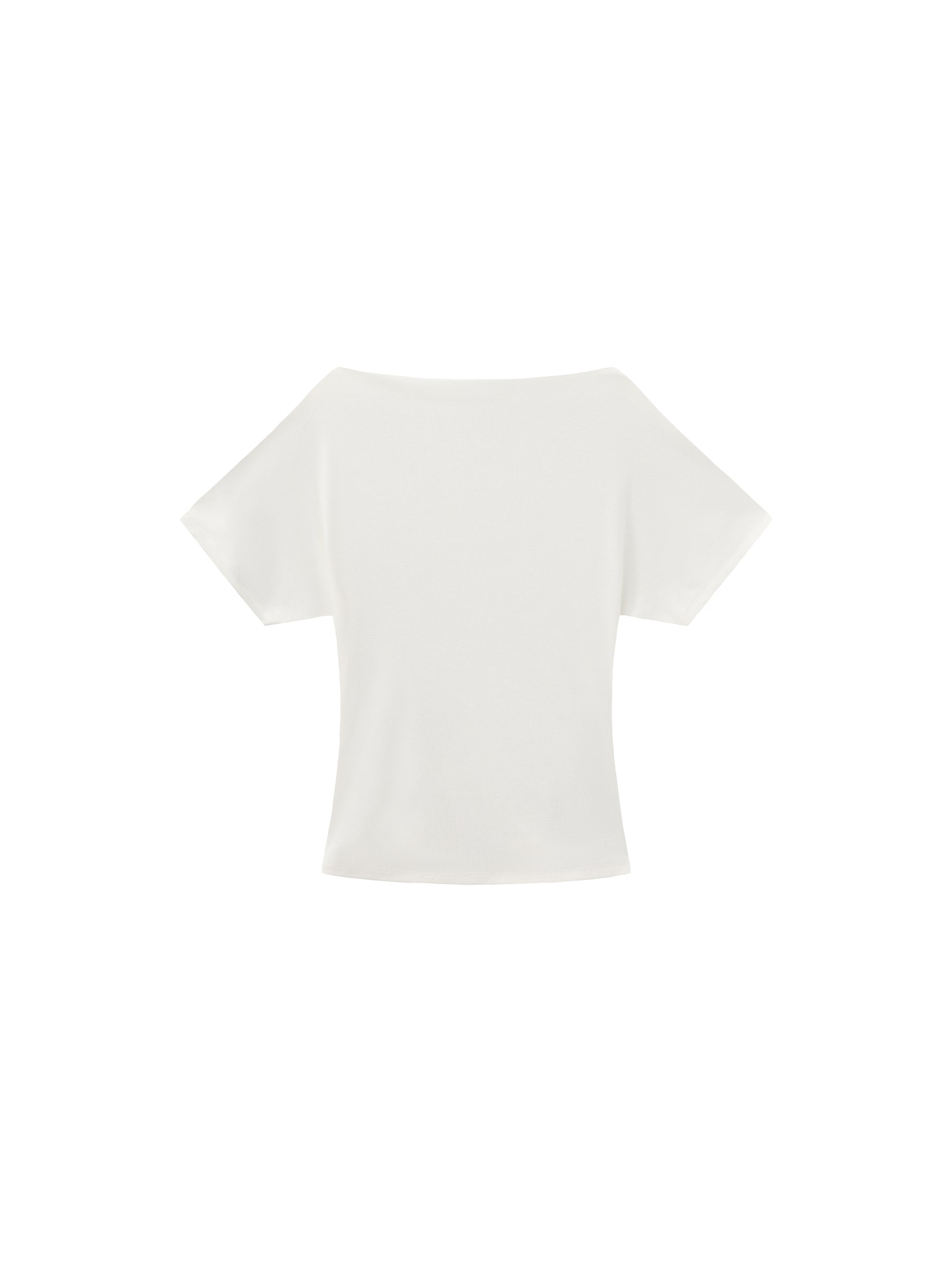 CUBIC Lyocell Blend Off-Shoulder Fitted Top-18