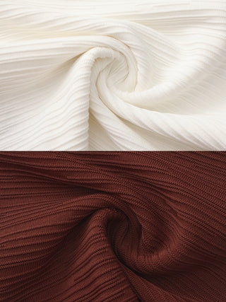 Sculpted Textured Fitted Knit Top