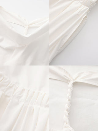 100% Cotton Halter Neck Cowl Dress