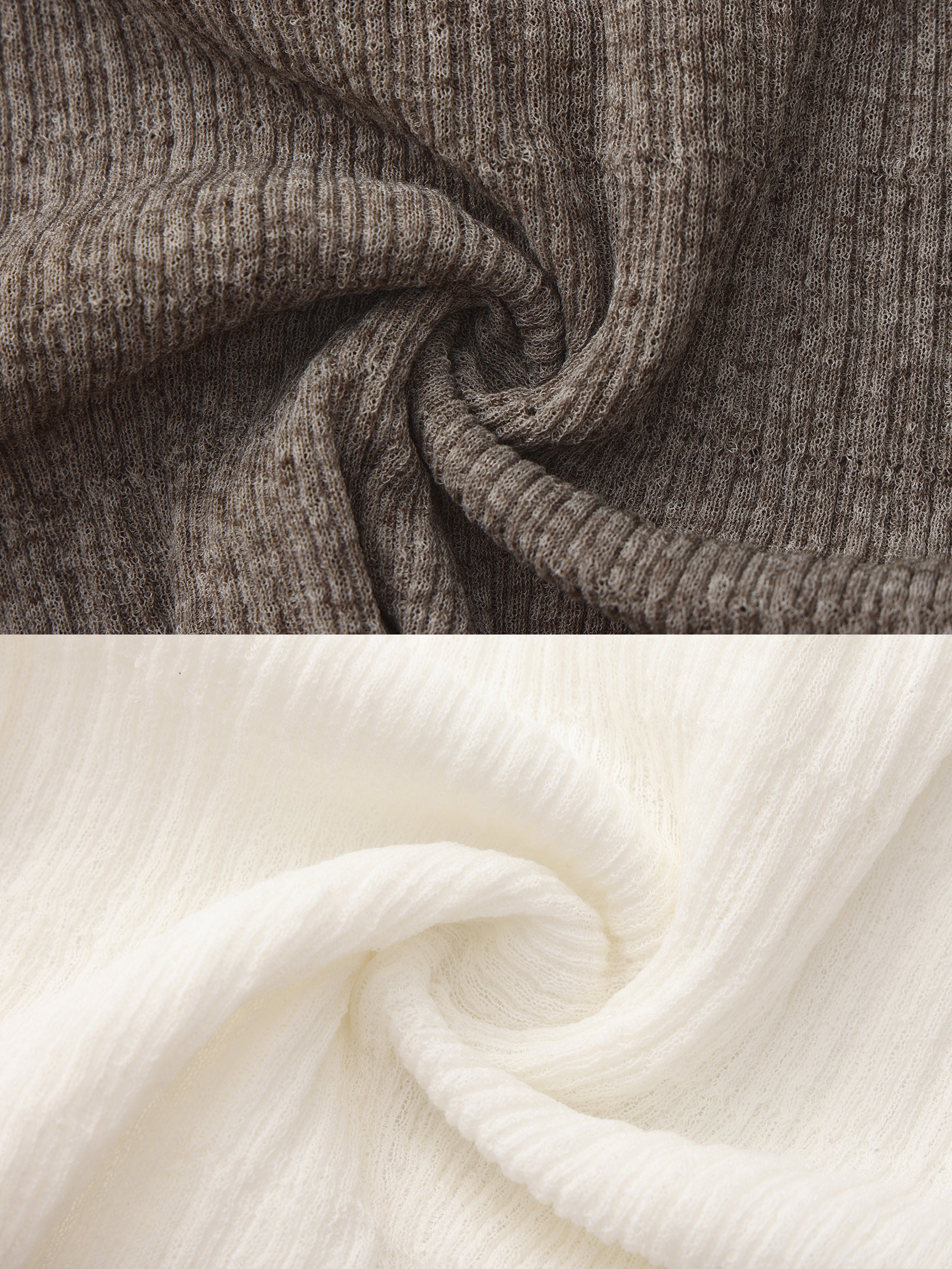 CUBIC Linen Collared Long-Sleeved Knit Sweater-19