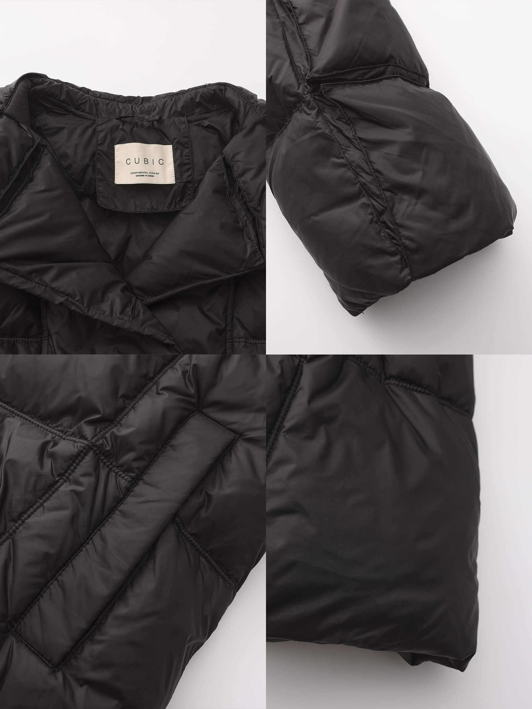 Short Boxy Down Coat-20