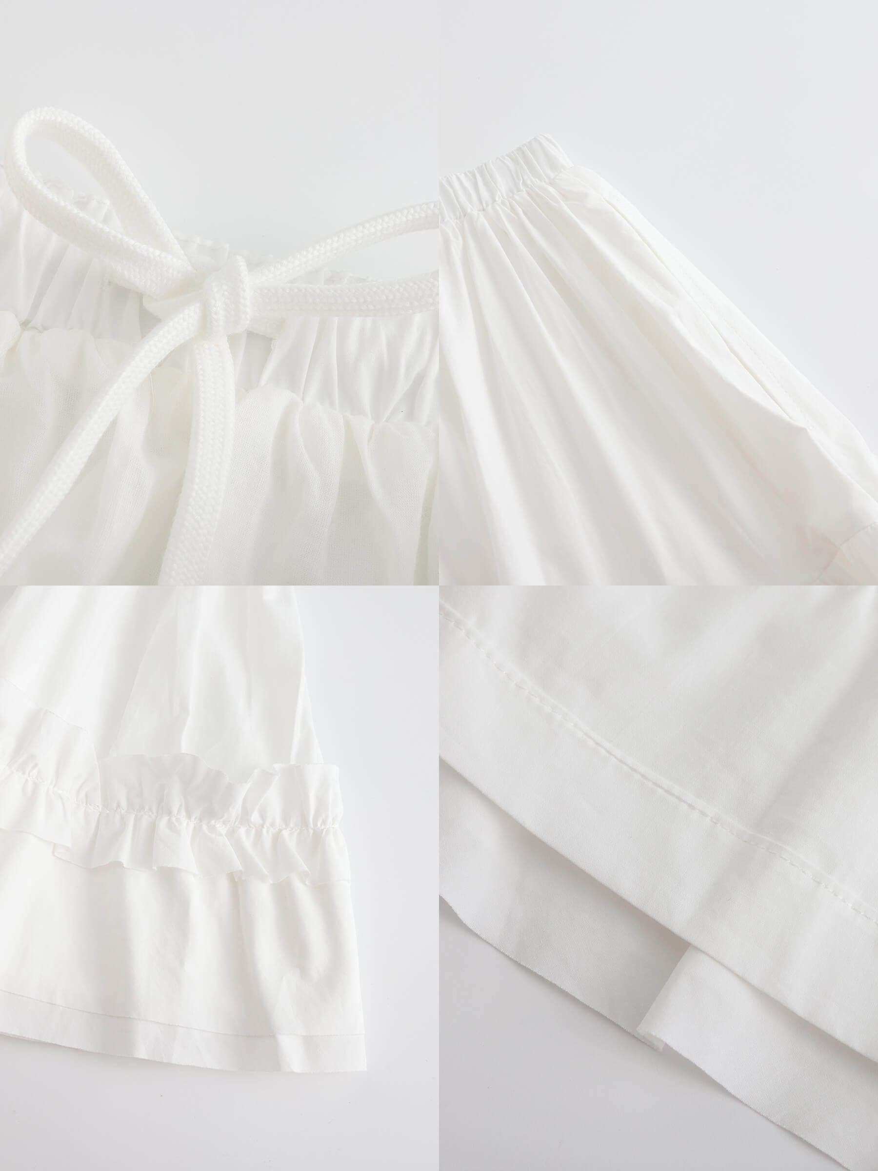 Pure Cotton Ruffle Cake Skirt-18