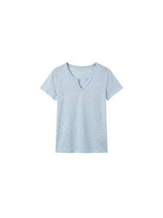 CUBIC Cotton-Blend Notch Neck Slim Fit T-shirt