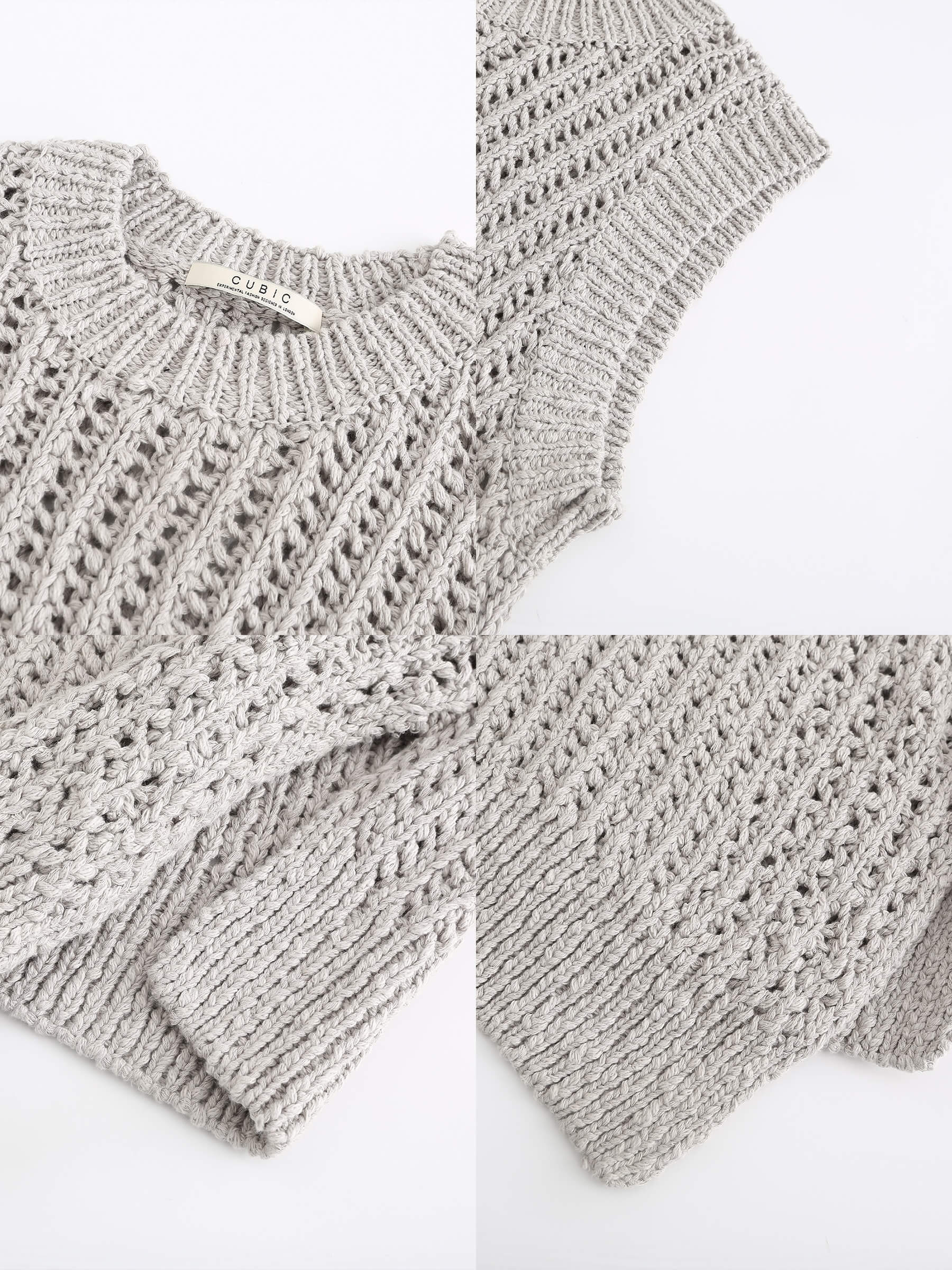Cropped Asymmetric Knit Vest-20