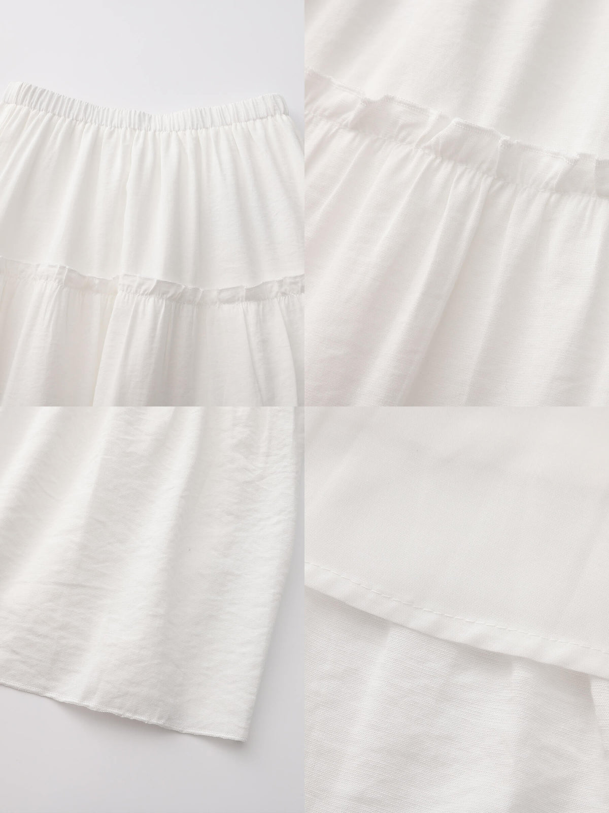 High-Waisted A-Line Maxi Flowy Skirt-21