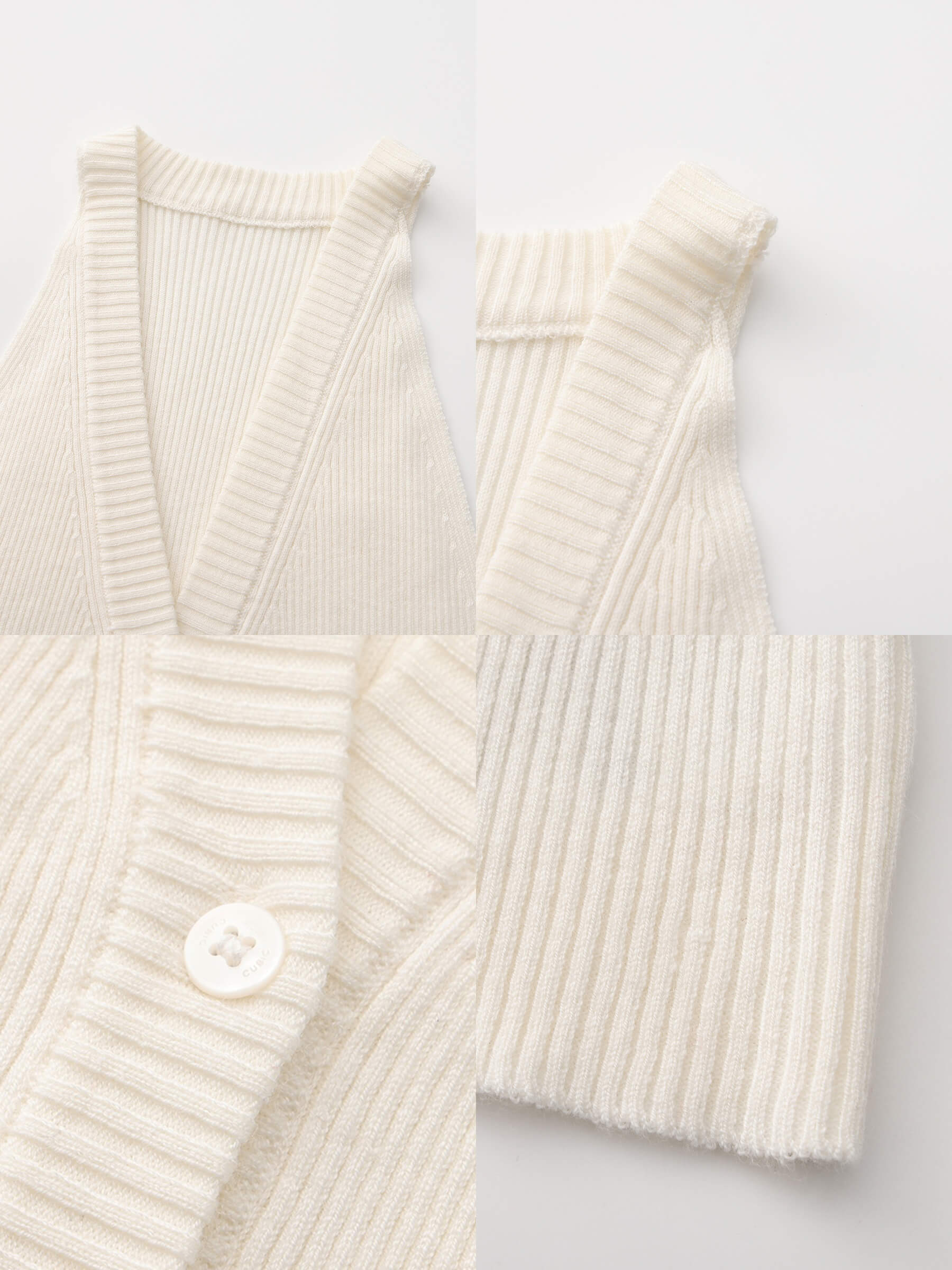 Halter Neck Off-Shoulder Cardigan Vest-21
