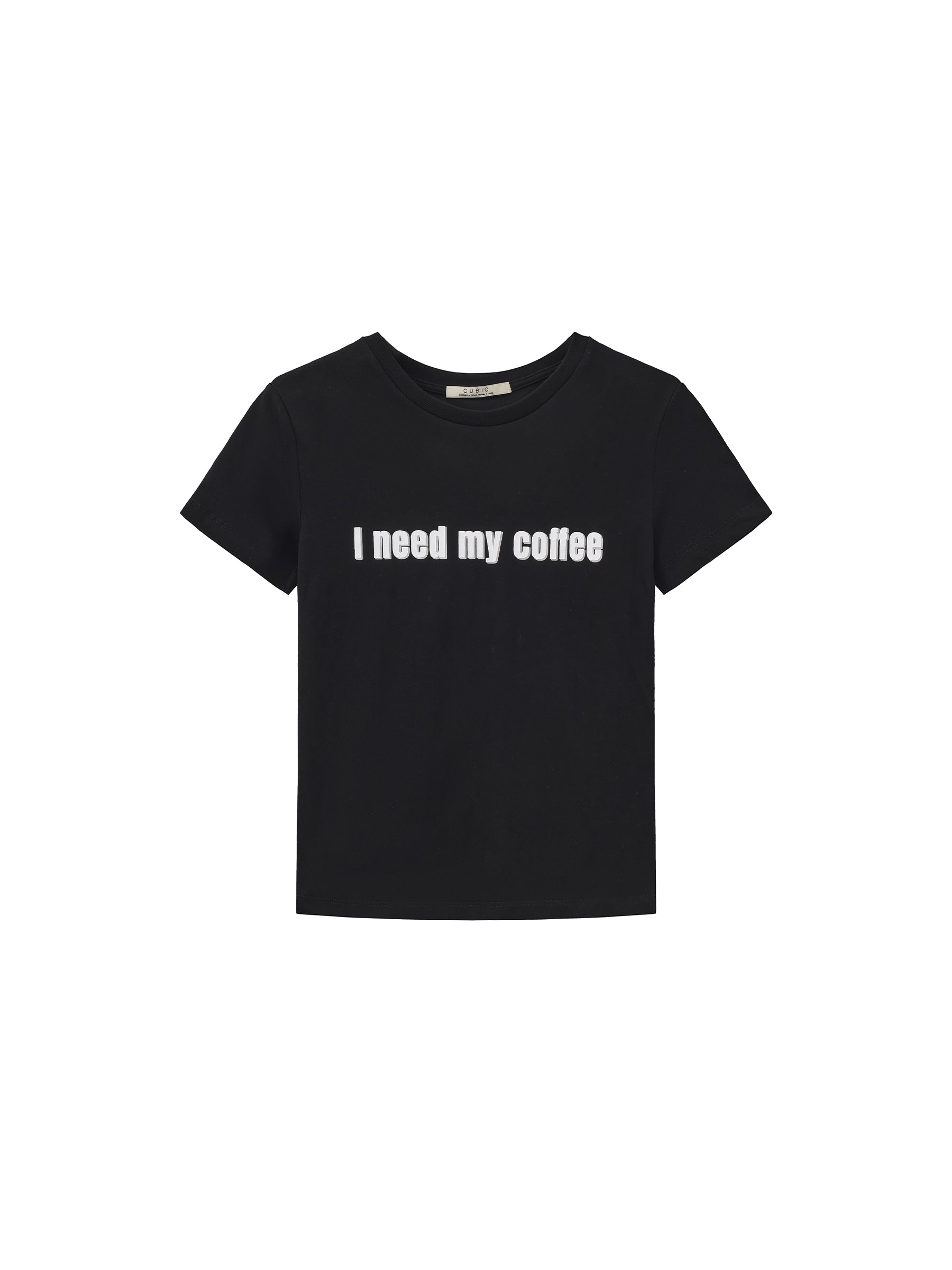 CUBIC 'I need my coffee' T-Shirt-19