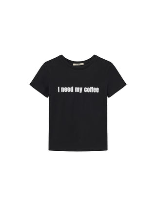 CUBIC 'I need my coffee' T-Shirt